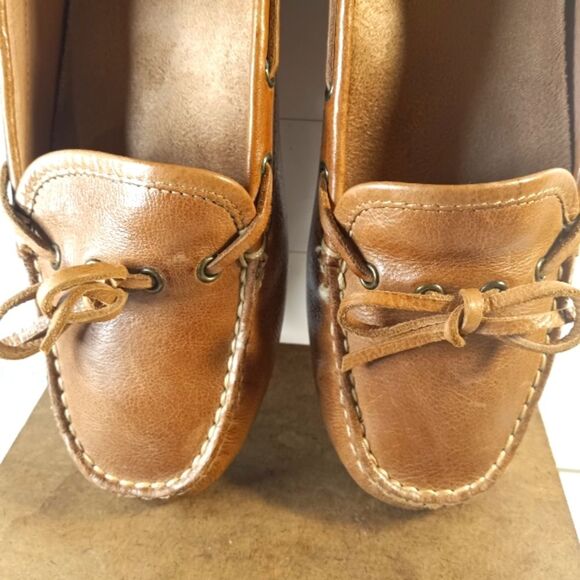 Obeo Bio System Carmel Brown Marilee Slip On Driver Moccasin Flat Shoe S… - Picture 3 of 8